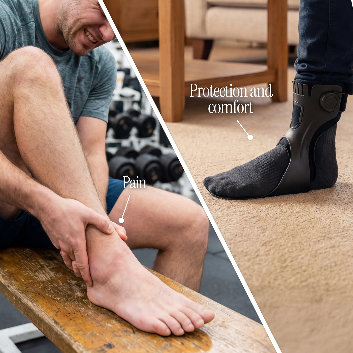 OrthoEase Foot Drop AFO Brace