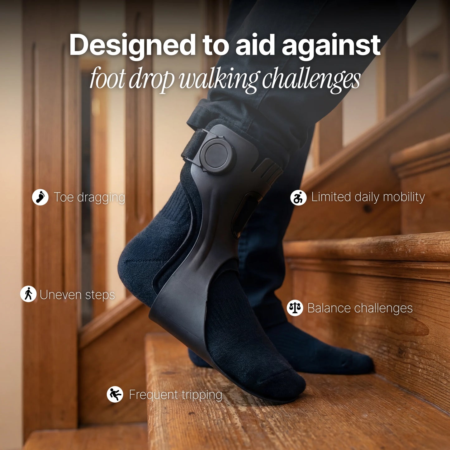 OrthoEase Foot Drop AFO Brace