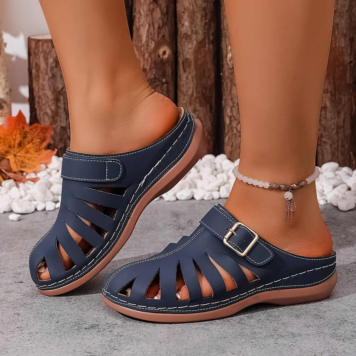 Wide Toe Orthopedic Comfort Mules